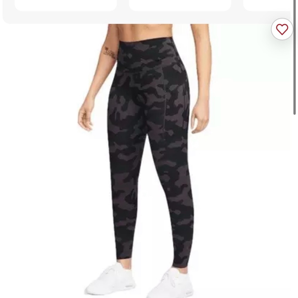 Nike Black Camouflage Leggings